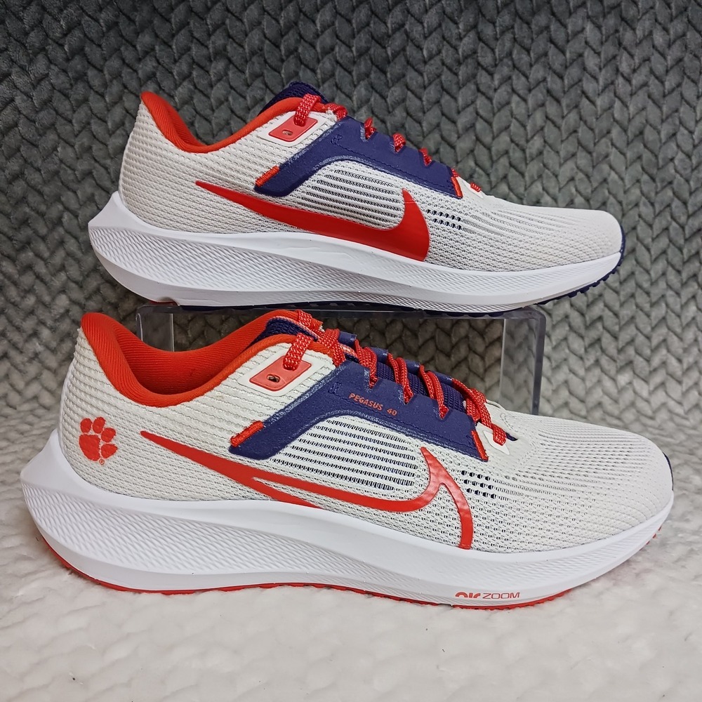 Nike Air Zoom Pegasus 40 Clemson Tigers Men's Walking Running Shoes Size 7.5